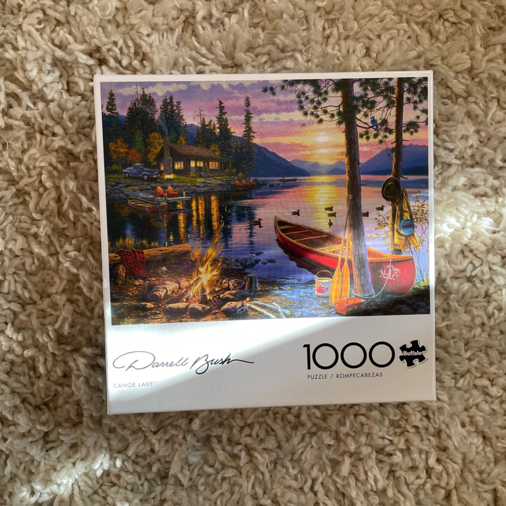 Canoe Lake Buffalo Puzzles 1000 pieces